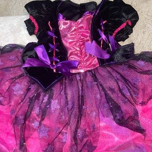 Enchanting Purple and Pink Starry Kids Costume